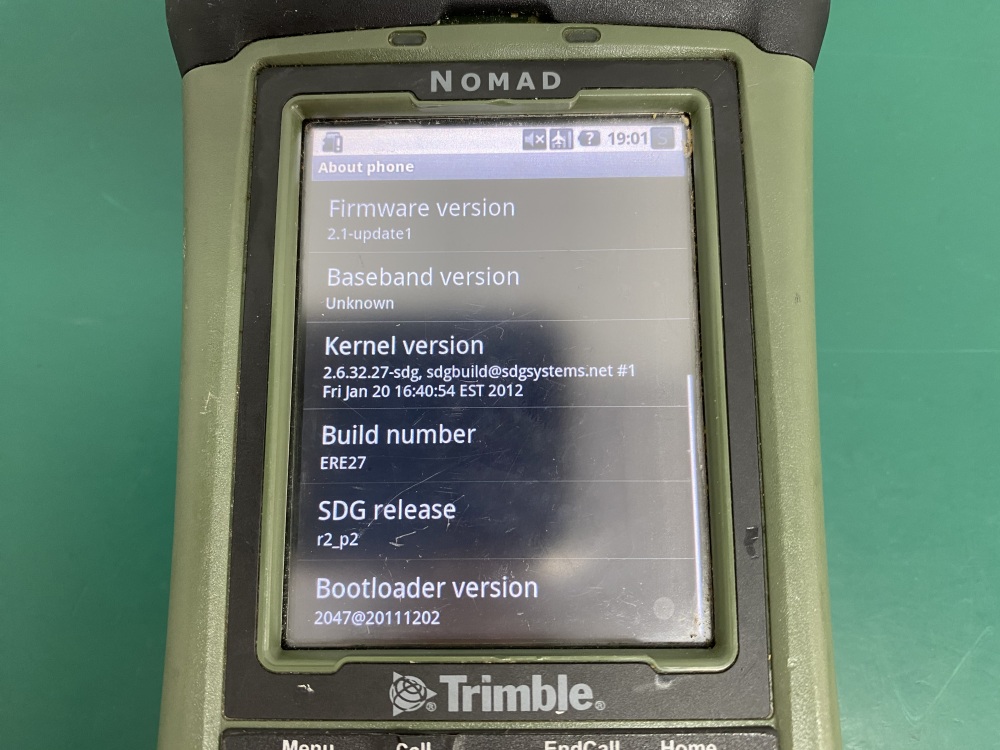 Trimble NOMAD Data Collector -5