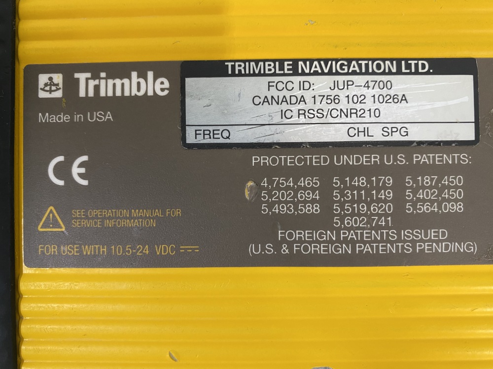 Trimble GPS Receiver 4700 -3