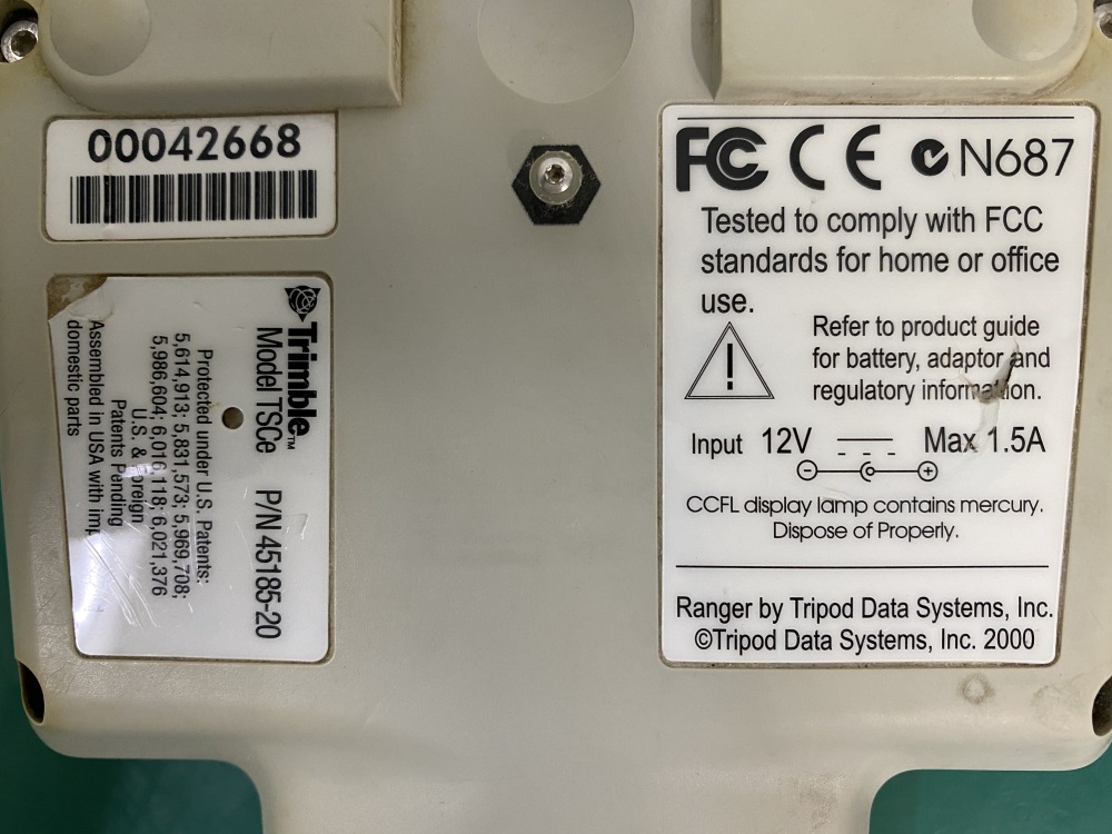 Trimble TSCe Field Controller Data Collector P/N 45185-20 untested -1