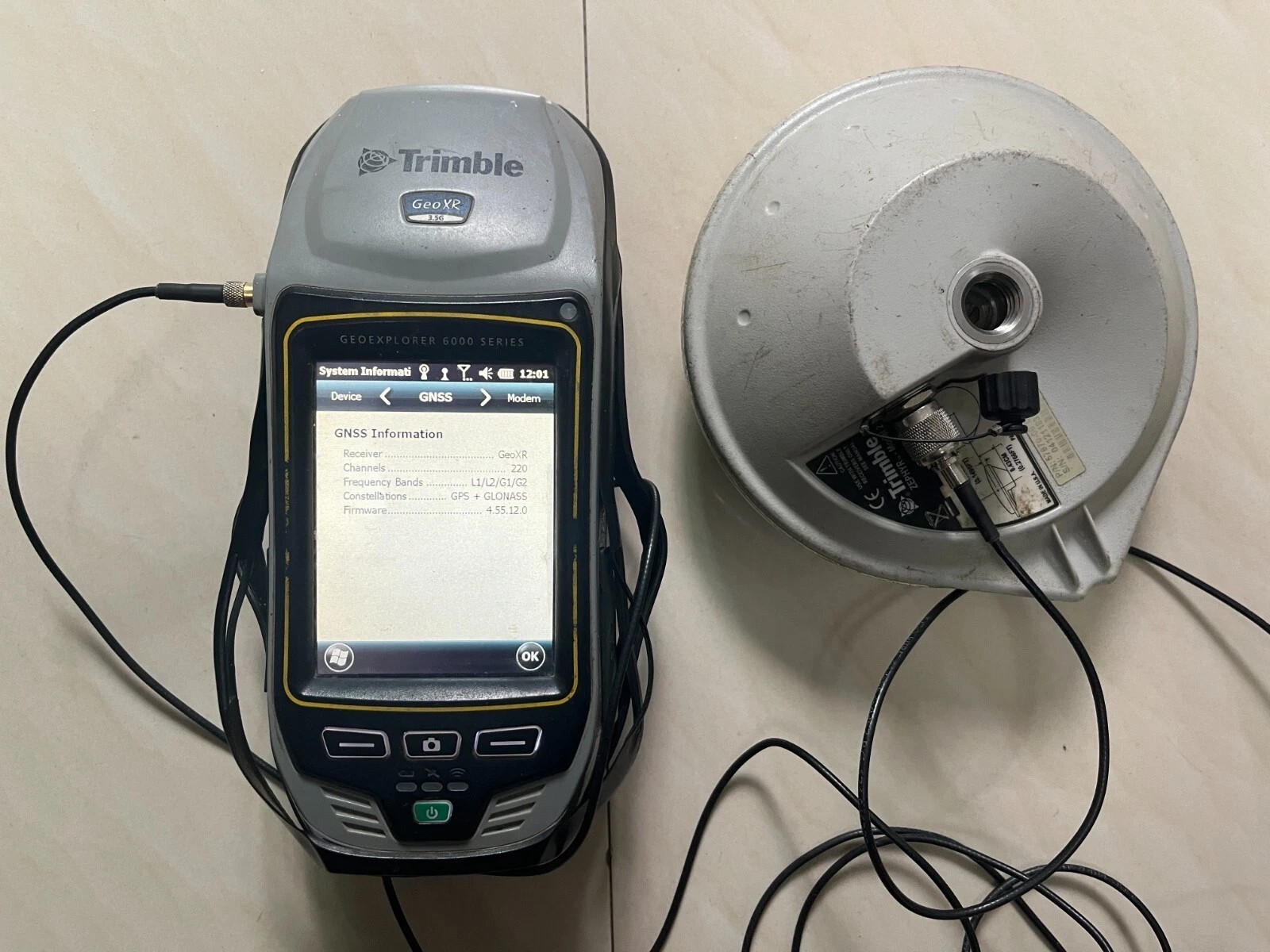 GNSS receiver Trimble GeoXR Precision RTK GPS/GLONAS L1/L2 TAccess