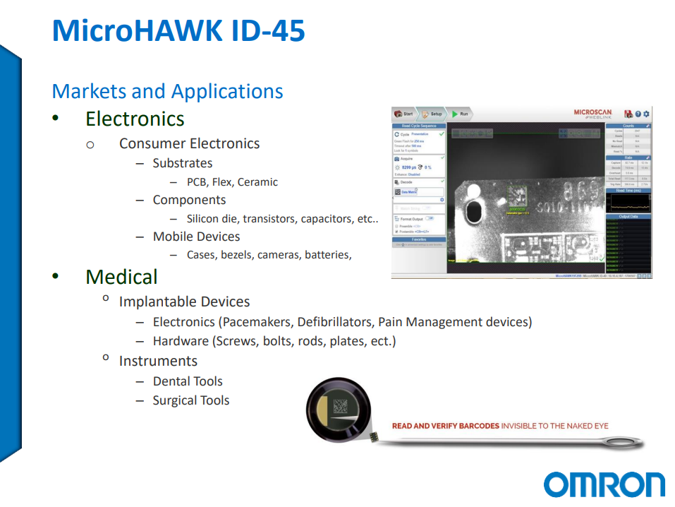 Microscan MicroHAWK ID-45 Barcode Scanner Reader -56