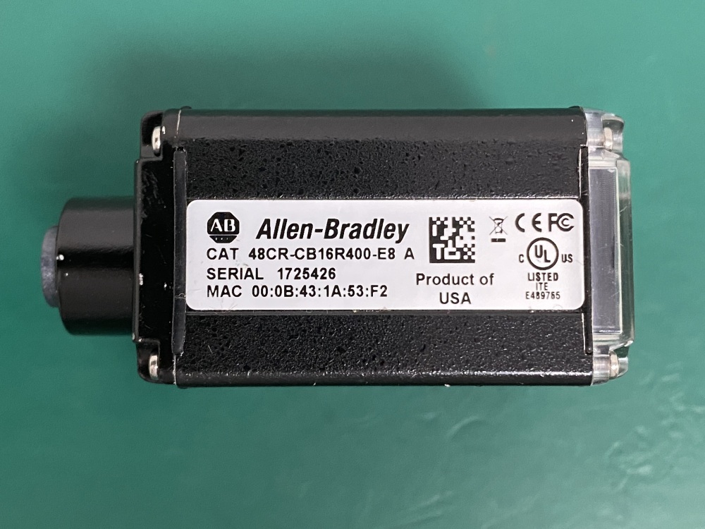 Allen-Bradley Barcode Scanner Reader CAT 48CR-CB16R400-E8 A -1