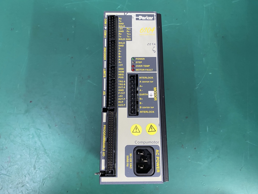 Parker ZETA6104 Compumotor Stepper Drive with power cord For Parts -14