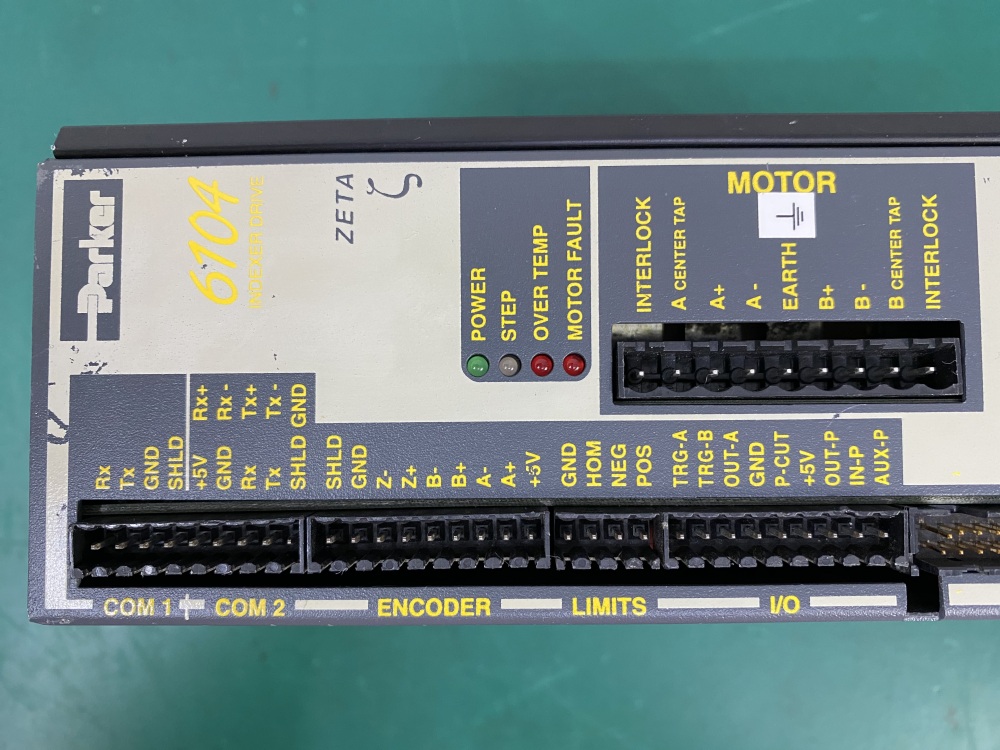Parker ZETA6104 Compumotor Stepper Drive with power cord For Parts -14