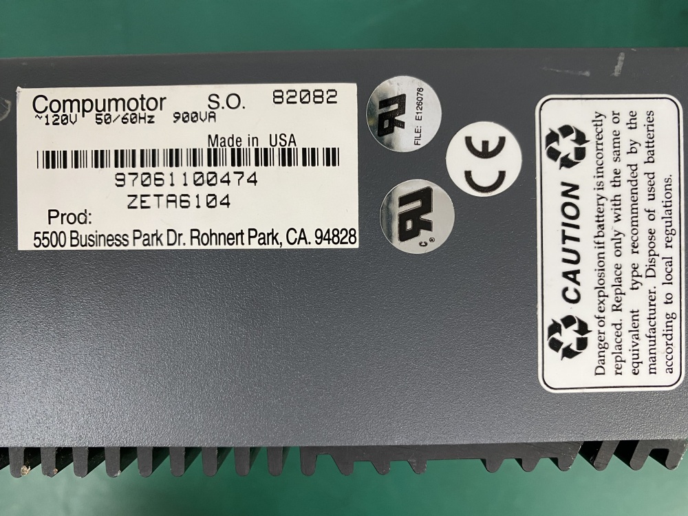 Parker ZETA6104 Compumotor Stepper Drive with power cord For Parts -14