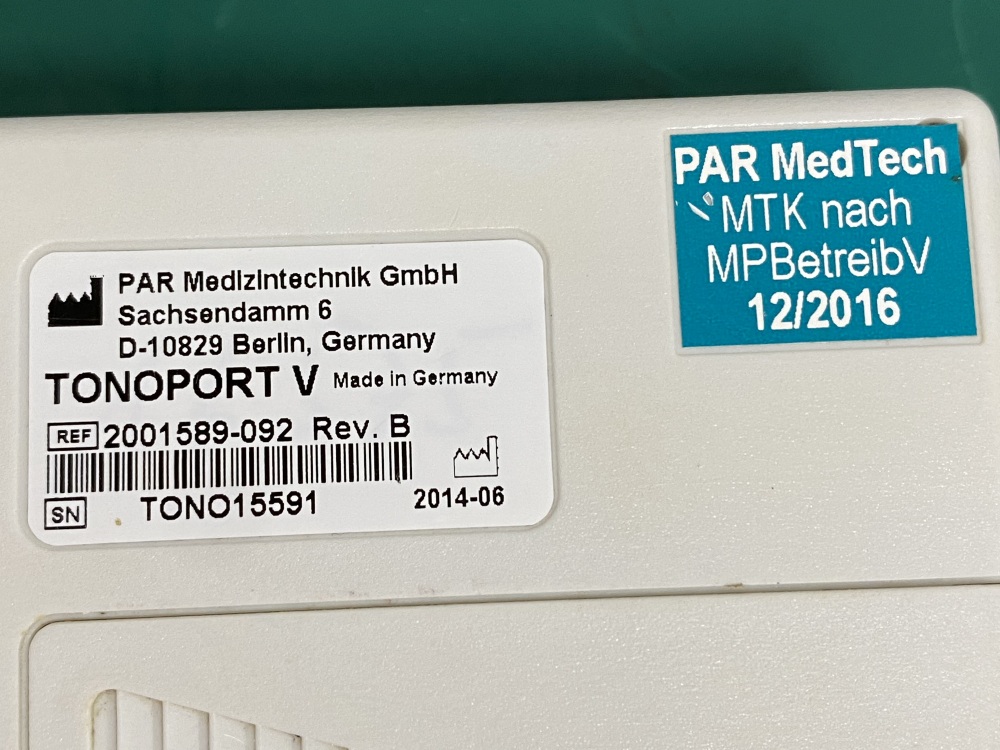 GE Tonoport V Ambulatory Blood Pressure System -37