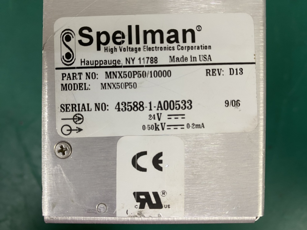 Used Spellman MNX50P50 MNX50P50/10000  -1