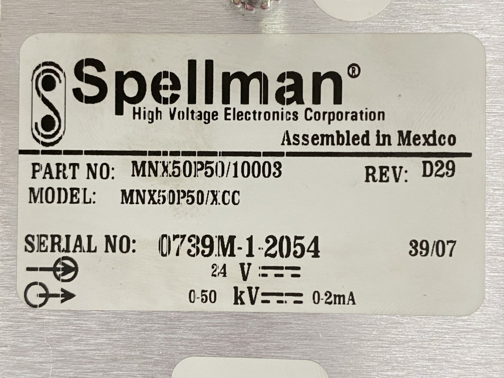 Used Spellman MNX50P50/XCC MNX50P50/10003  -3