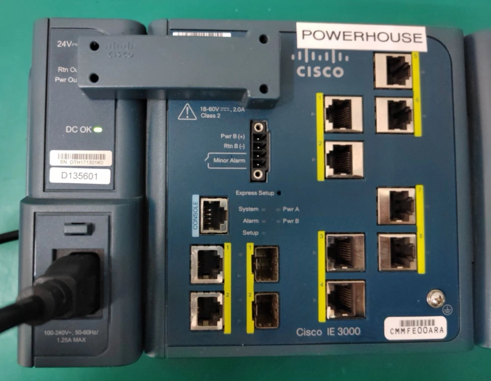 ANATEL CISCO IE 3000-8TC IE30008TC ETHERNET SWITCH