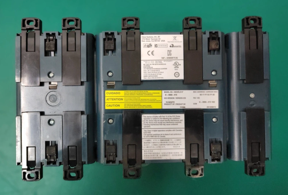 ANATEL CISCO IE 3000-8TC IE30008TC ETHERNET SWITCH