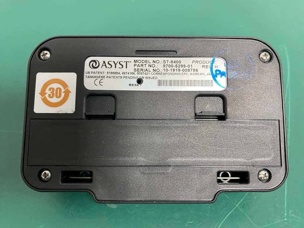 ASYST ST-8400 Wafer Handler Smart-Tag RFID Display