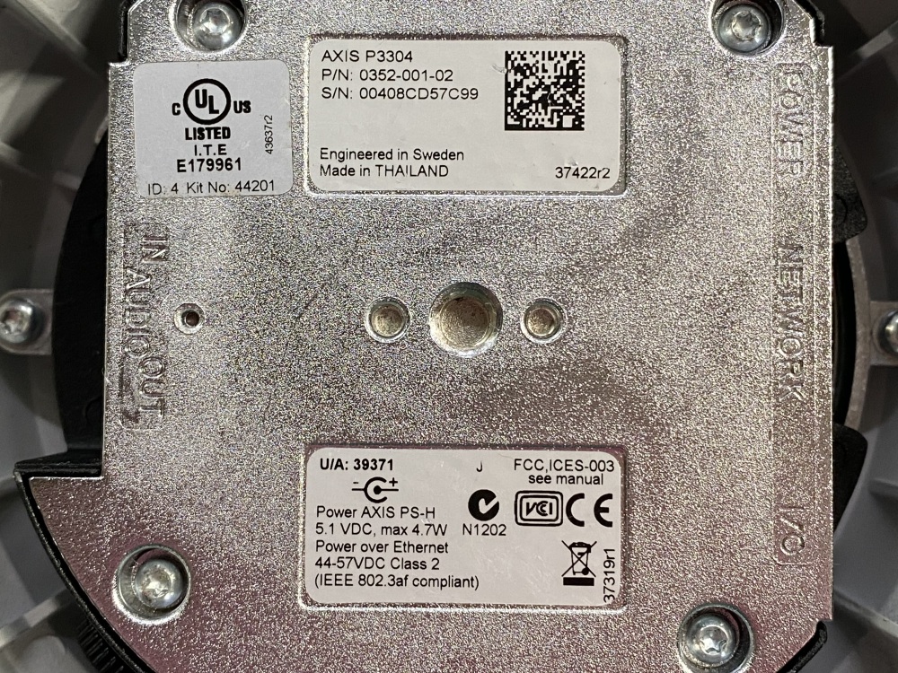AXIS P3304 IP Network PoE Dome Camera