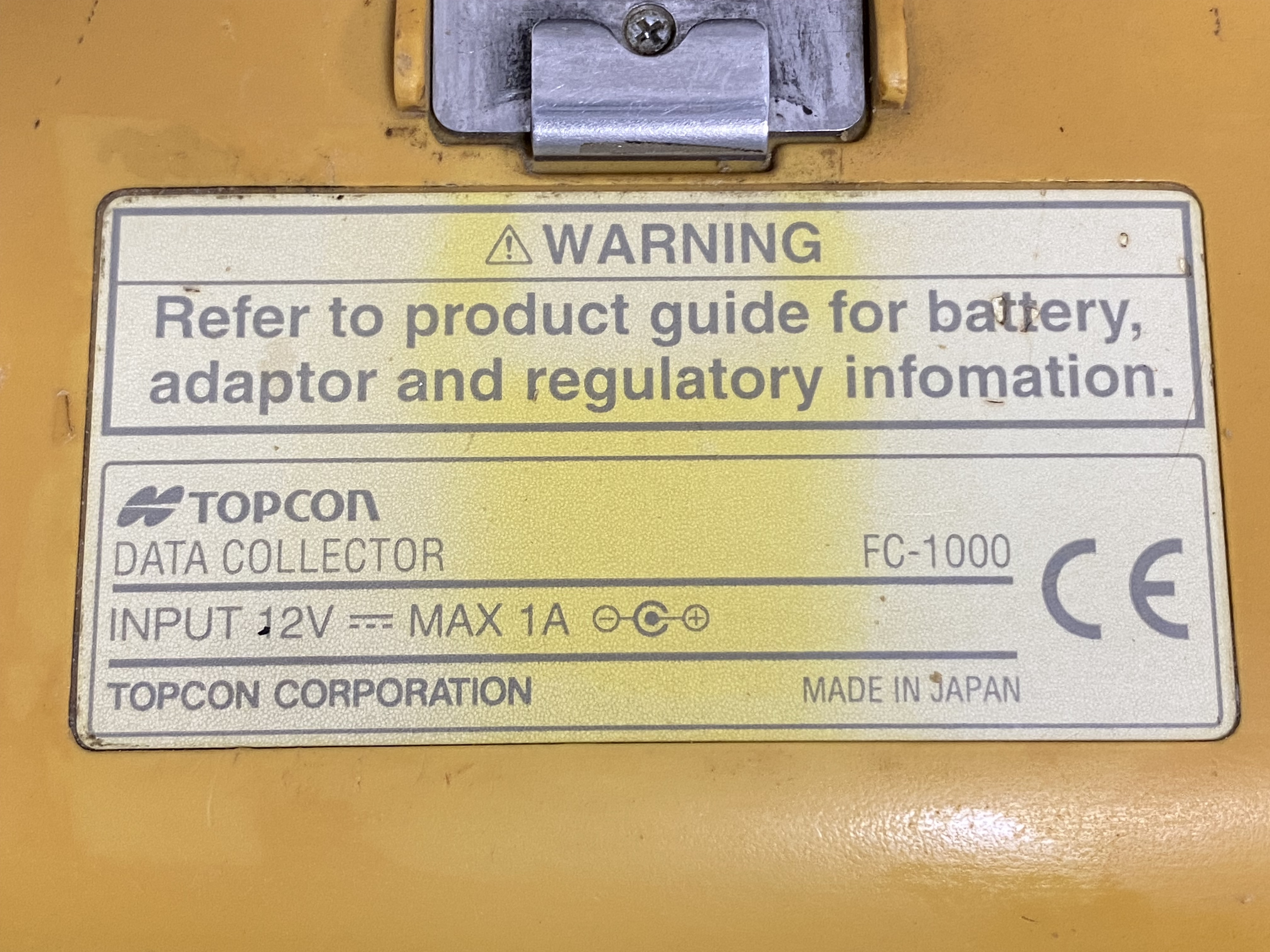 Topcon FC-1000 Data Collector For Parts -3