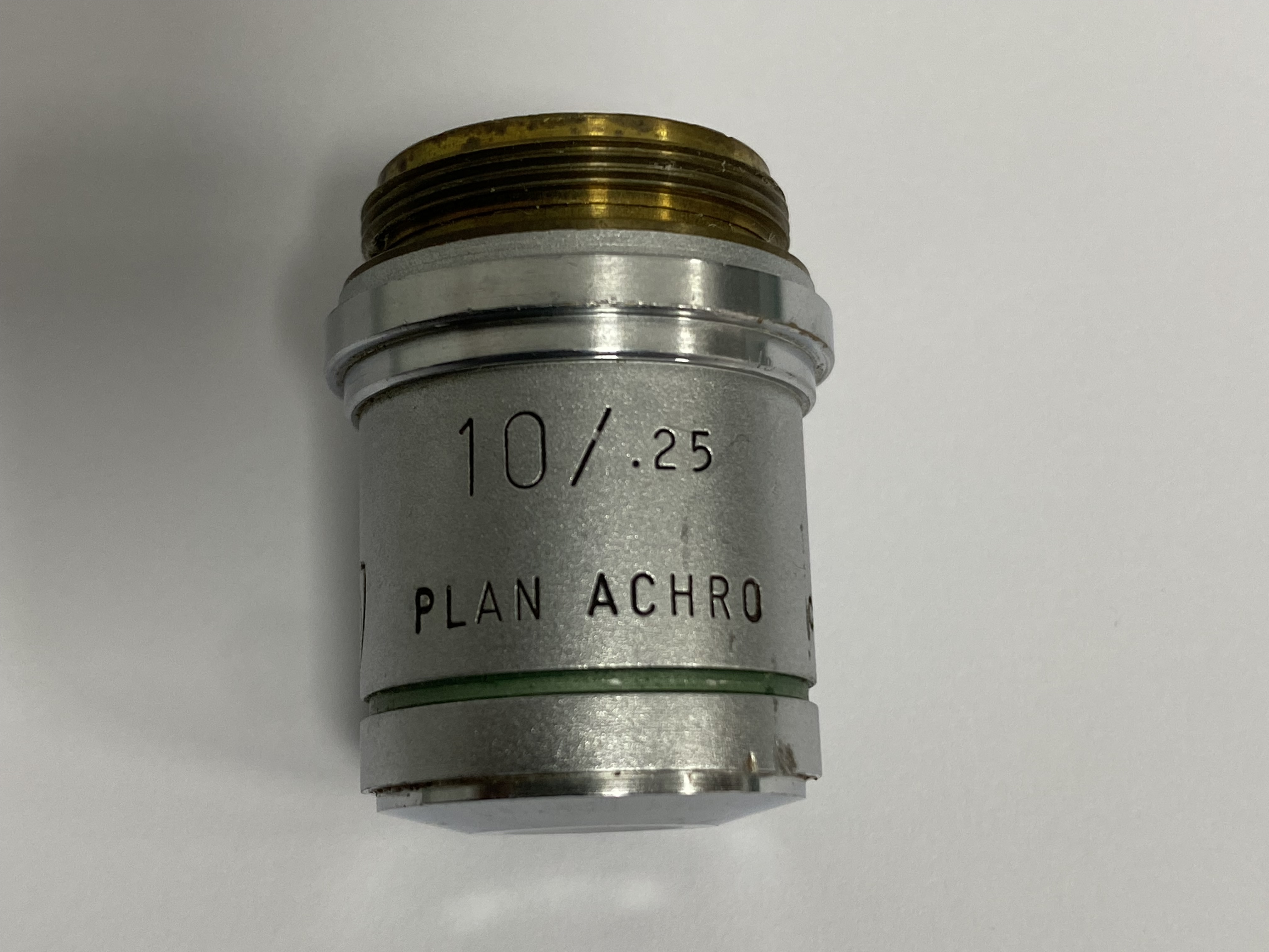 AO PLAN ACHRO 10/.25 CAT. 1019 U.S.A Microscope Objectives -1