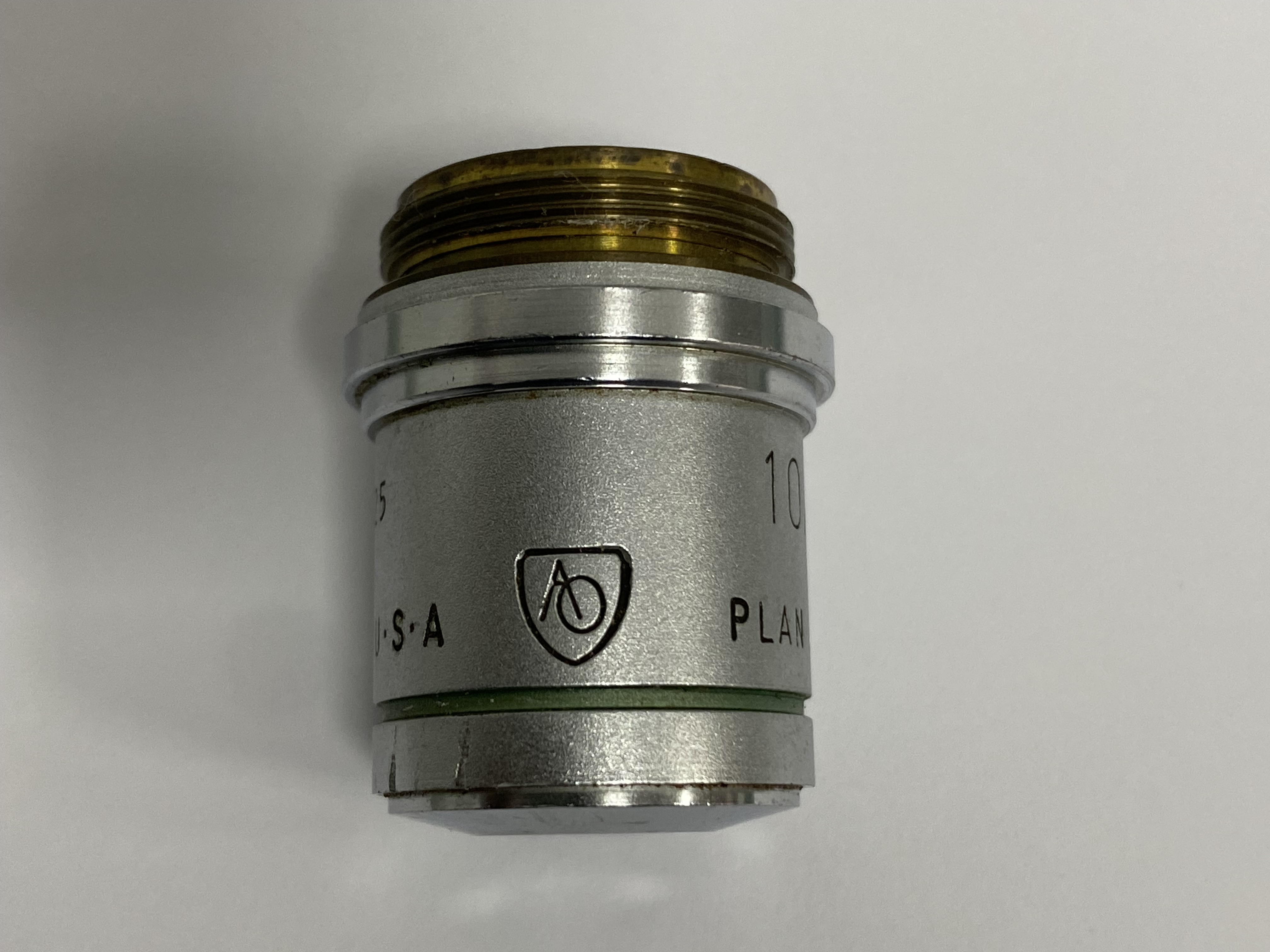 AO PLAN ACHRO 10/.25 CAT. 1019 U.S.A Microscope Objectives -1