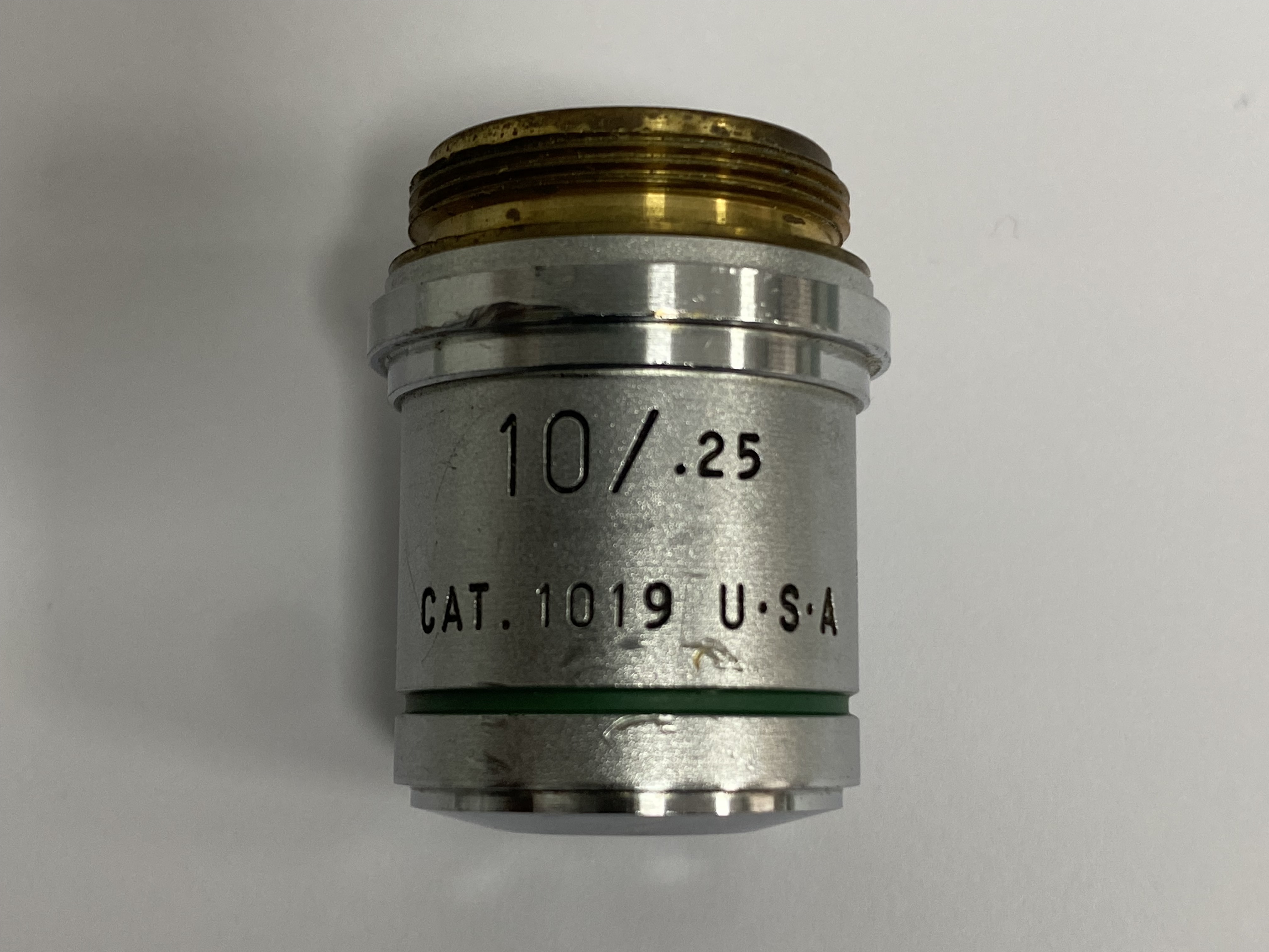 AO PLAN ACHRO 10/.25 CAT. 1019 U.S.A Microscope Objectives -3