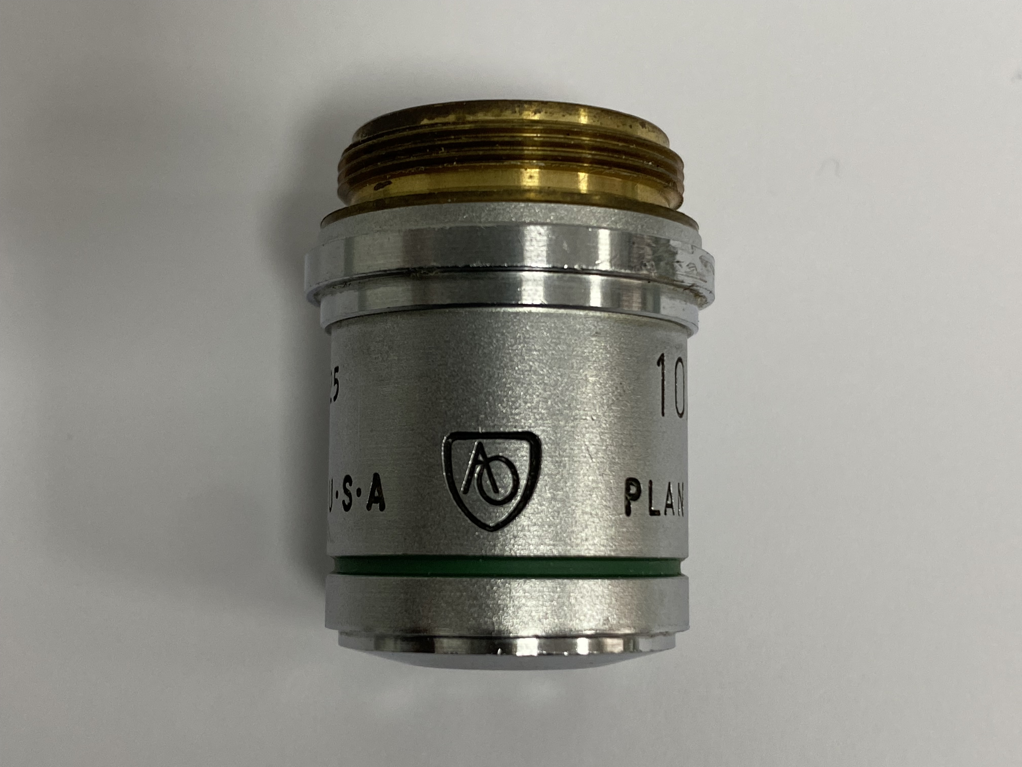 AO PLAN ACHRO 10/.25 CAT. 1019 U.S.A Microscope Objectives -3
