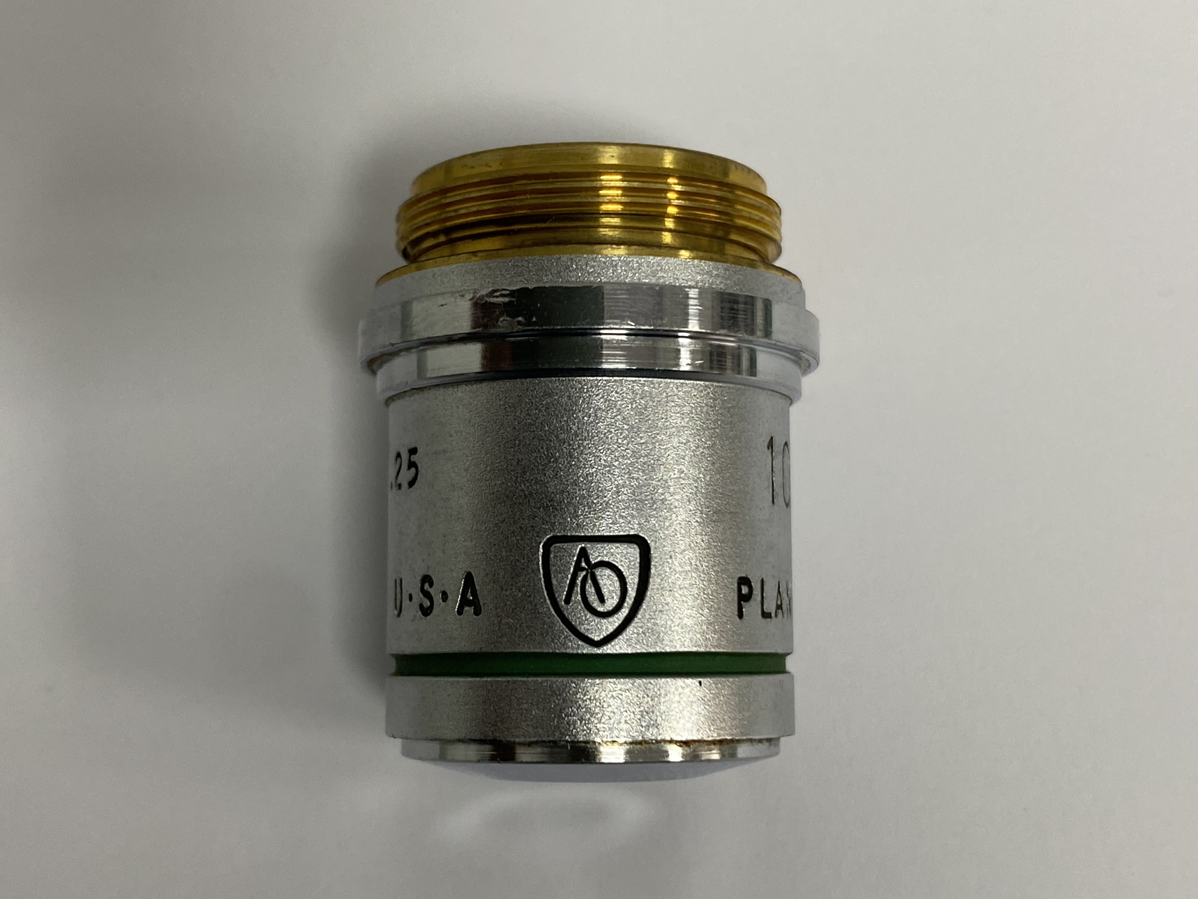 AO PLAN ACHRO 10/.25 CAT. 1019 U.S.A Microscope Objectives -4