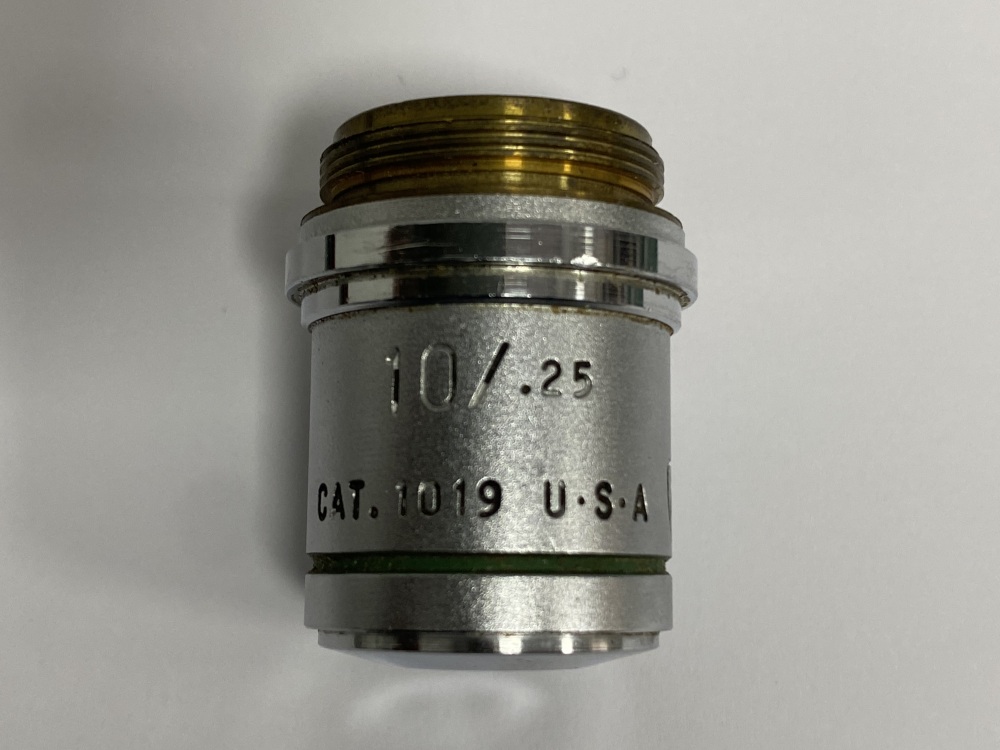 AO PLAN ACHRO 10/.25 CAT. 1019 U.S.A Microscope Objectives -5