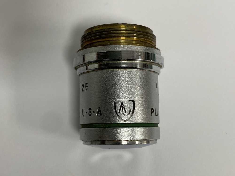 AO PLAN ACHRO 10/.25 CAT. 1019 U.S.A Microscope Objectives -5