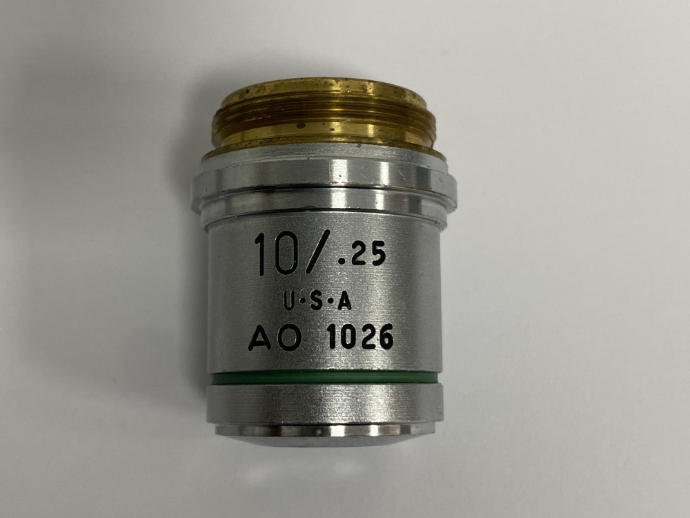 AO PLAN ACHRO 10/.25 CAT. 1019 U.S.A Microscope Objectives -7