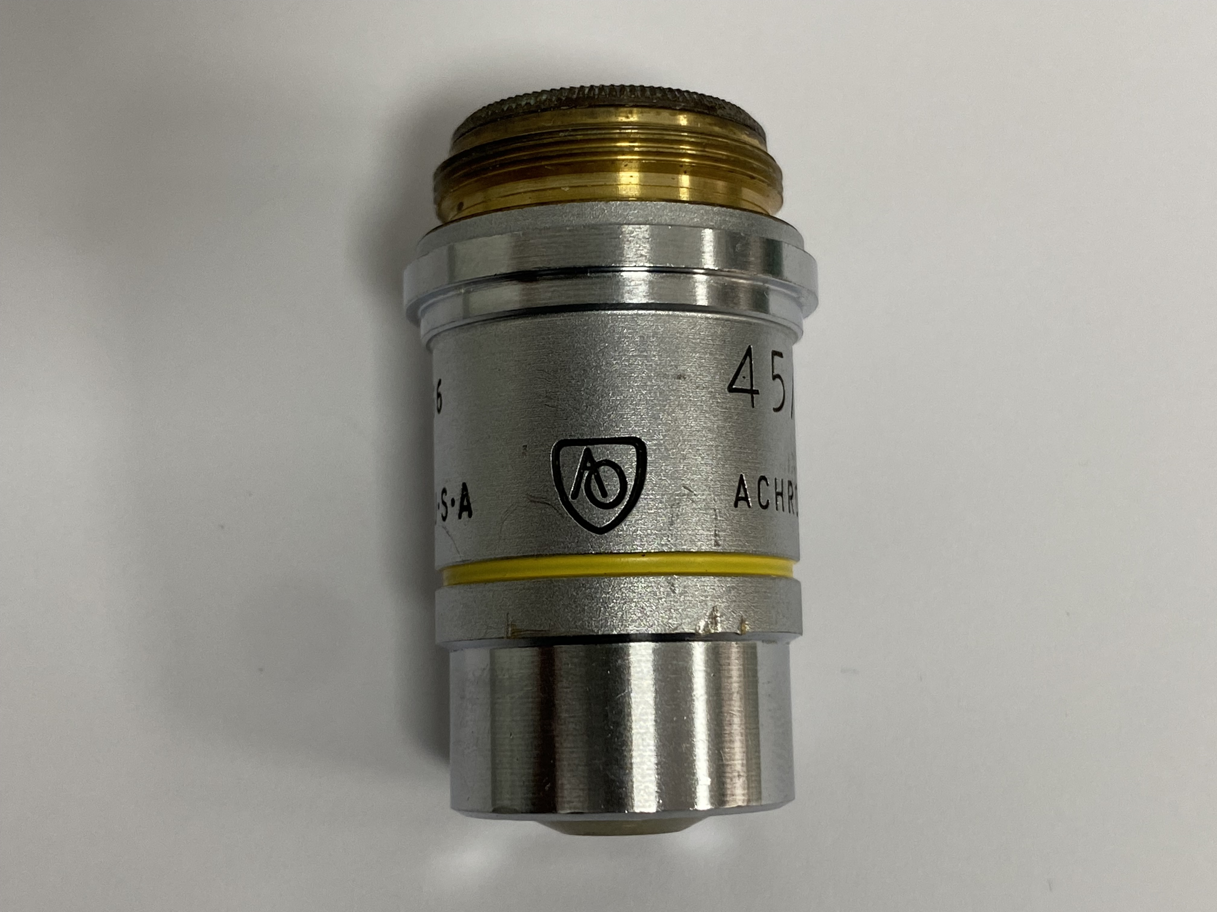AO ACHROMAT 45/.66 CAT. 1116 U.S.A Microscope Objectives -4