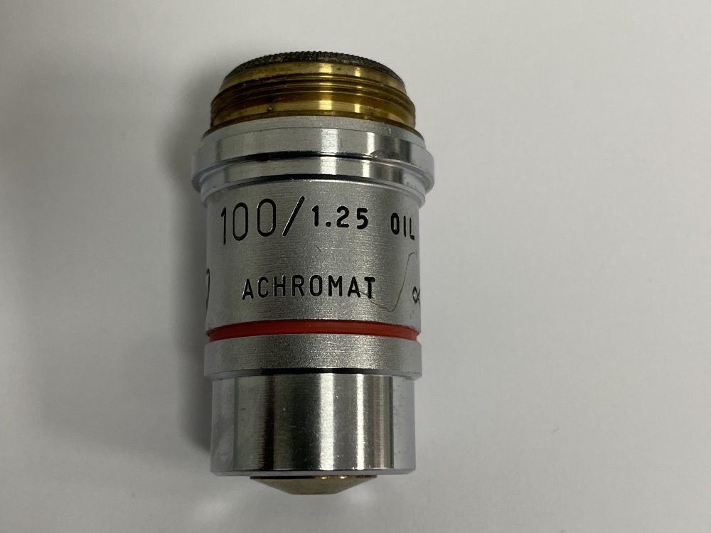 AO ACHROMAT 100/1.25 OIL CAT. 1079 U.S.A Microscope Objectives -1