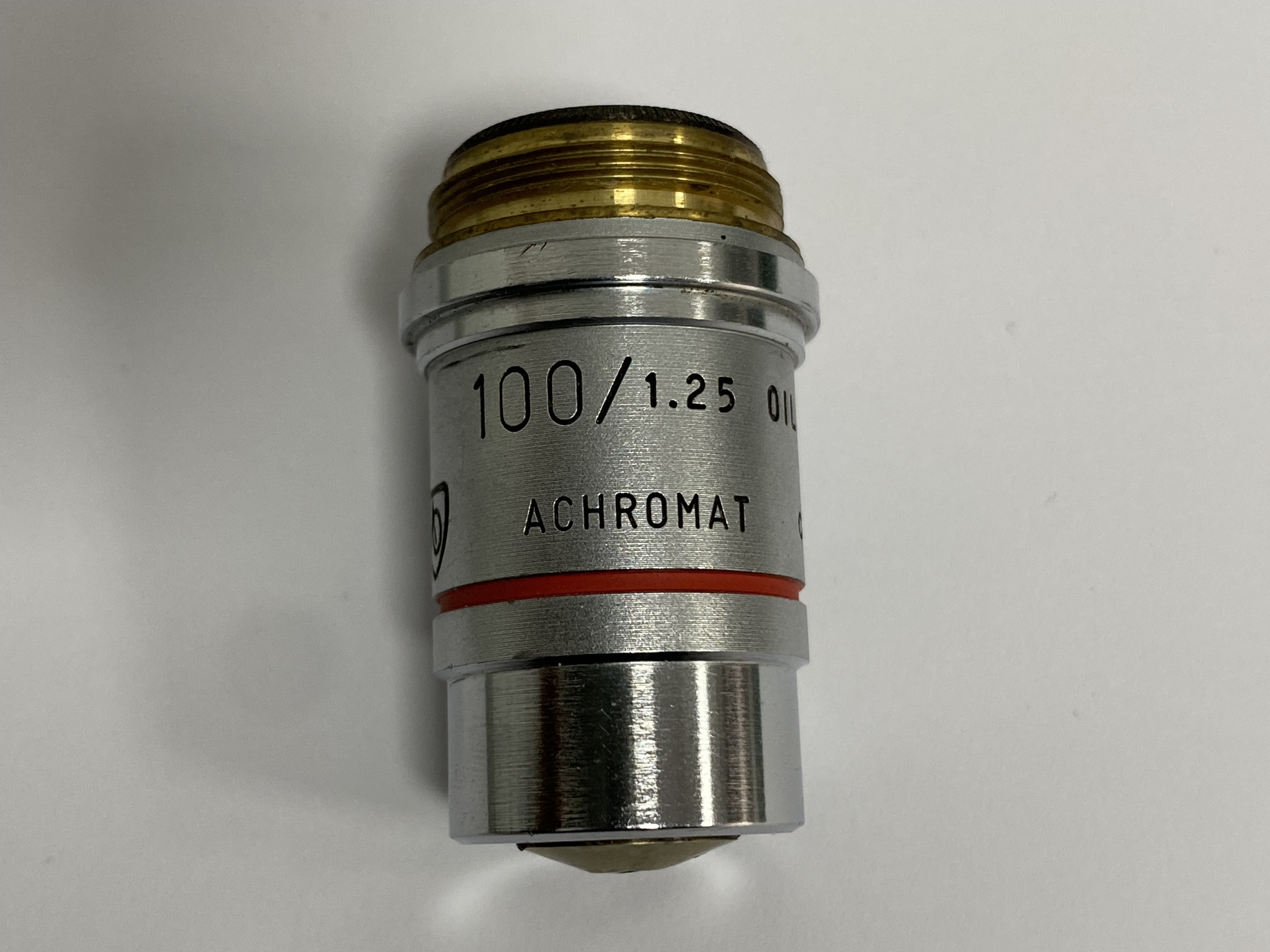 AO ACHROMAT 100/1.25 OIL CAT. 1079 U.S.A Microscope Objectives -3