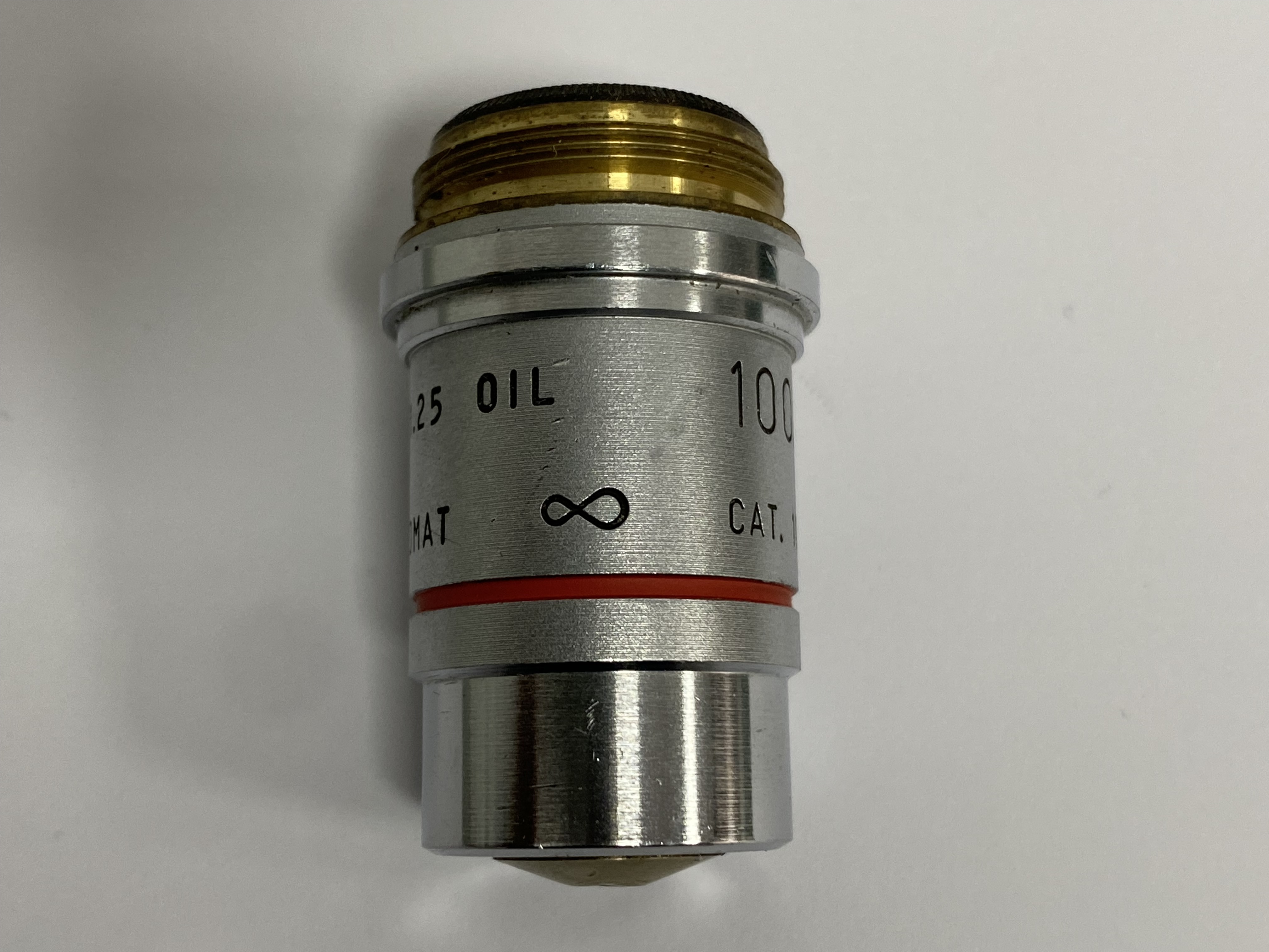 AO ACHROMAT 100/1.25 OIL CAT. 1079 U.S.A Microscope Objectives -3