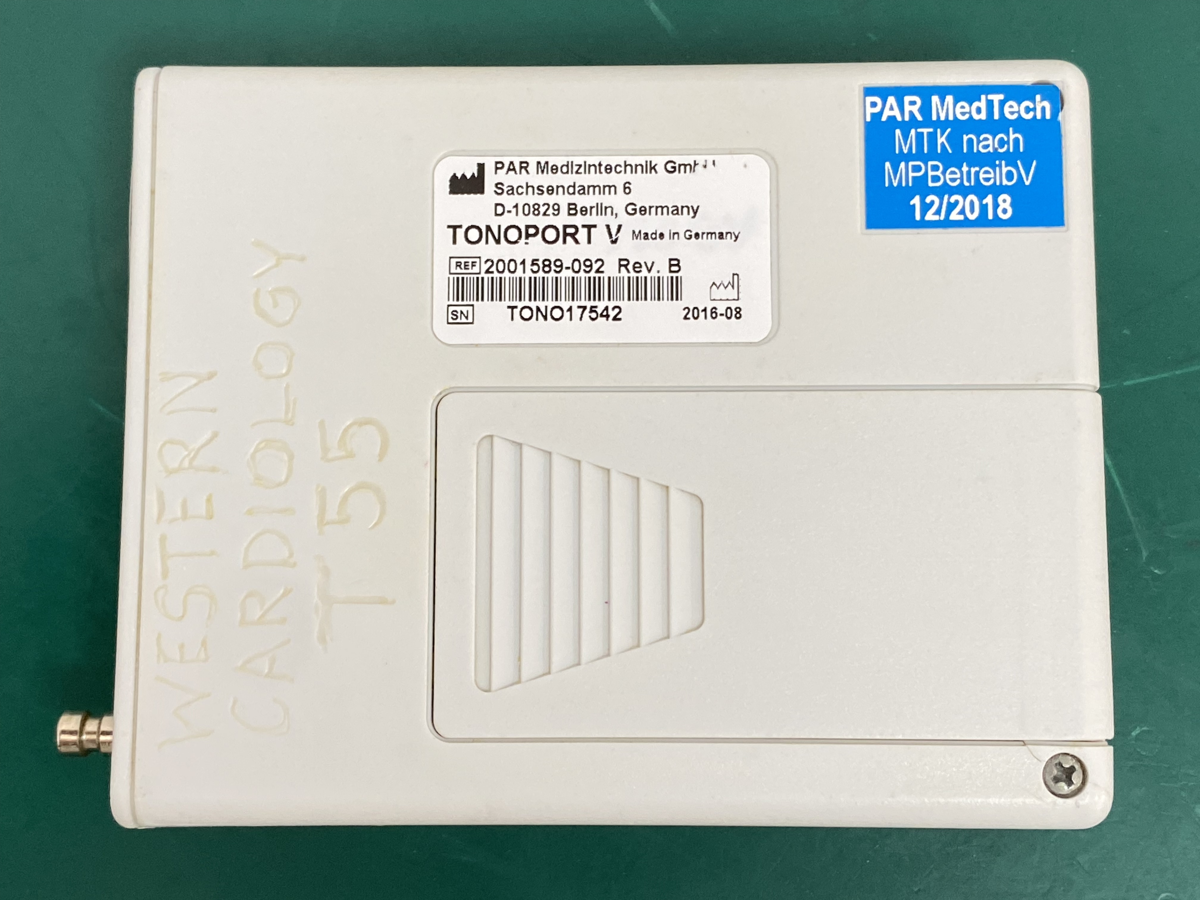 GE Tonoport V Ambulatory Blood Pressure System -45