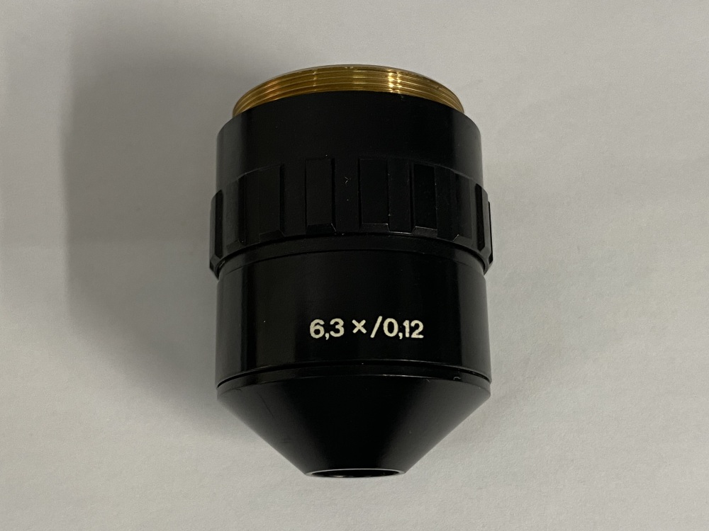 aus JENA GF Planachromat HD 6.3X/0.12 ∞/-A Microscope Objectives