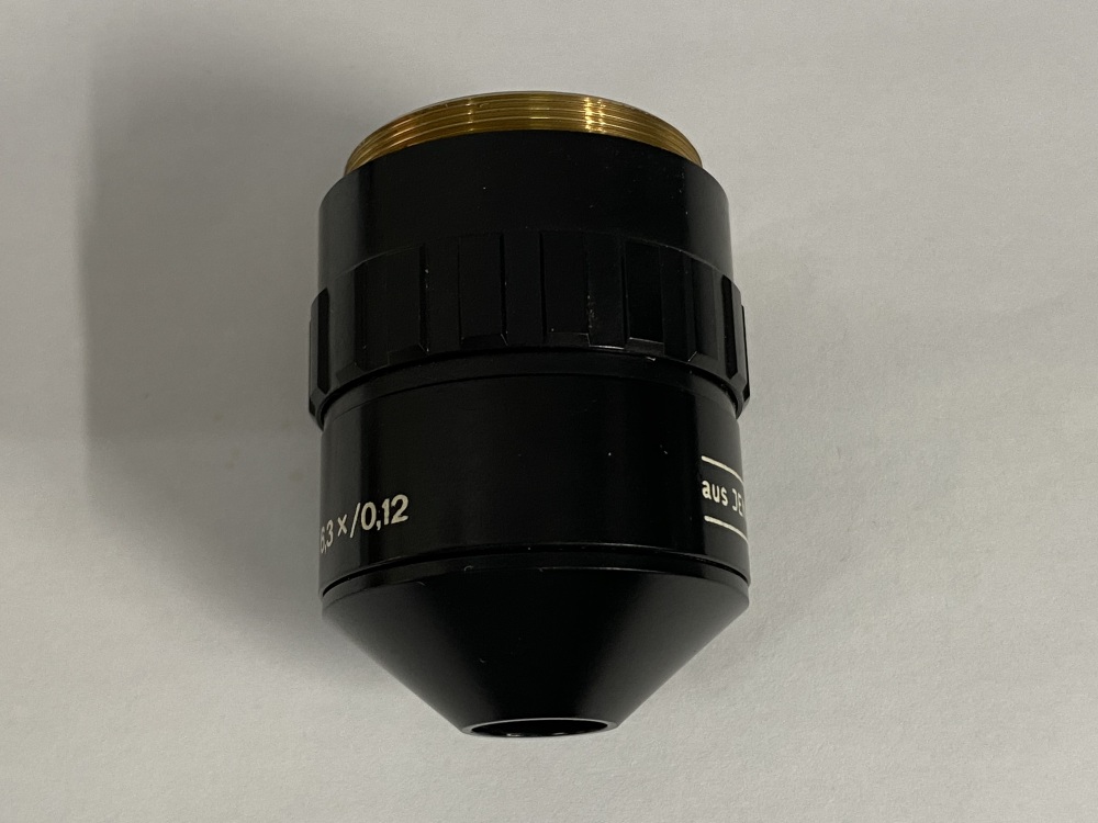 aus JENA GF Planachromat HD 6.3X/0.12 ∞/-A Microscope Objectives