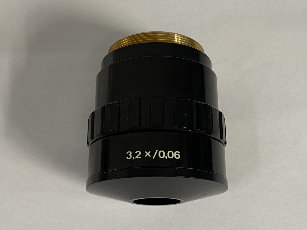 aus JENA GF Planachromat HD 3.2X/0.06 ∞/-A Microscope Objectives