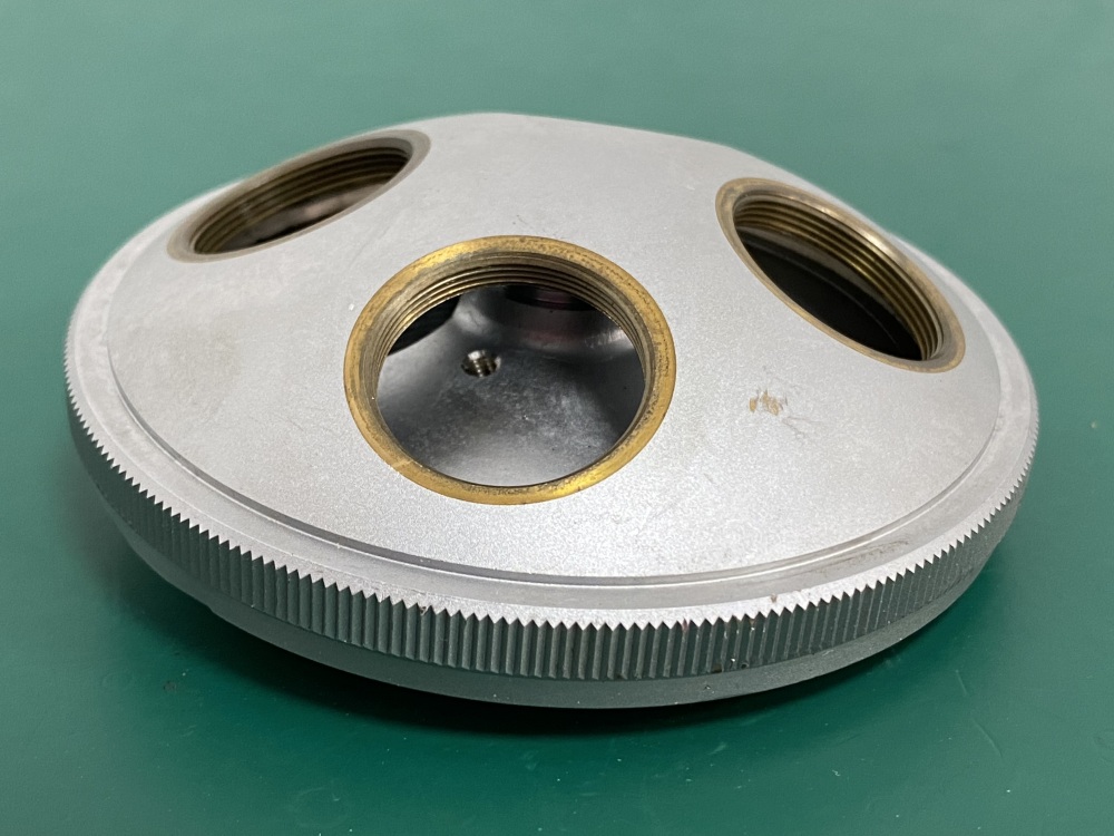 Nikon Microscope Objective Eyepiece Nosepiece Turret  4-Position  -17