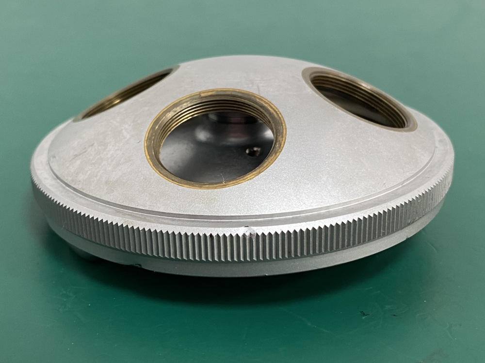 Nikon Microscope Objective Eyepiece Nosepiece Turret  4-Position  -17