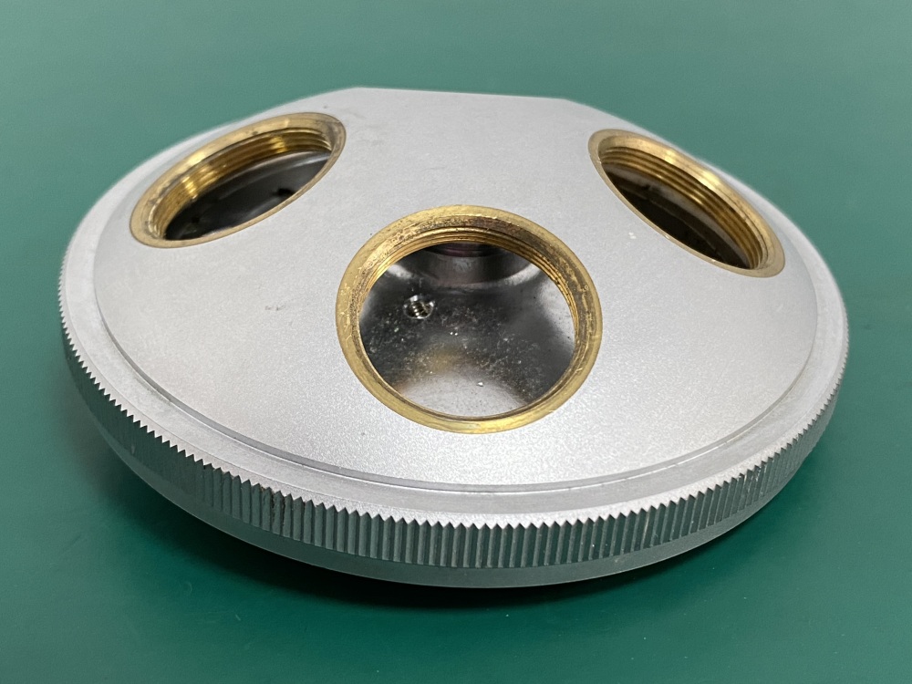 Nikon Microscope Objective Eyepiece Nosepiece Turret  4-Position  -18