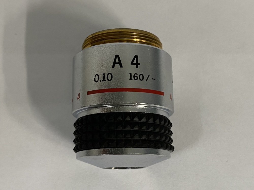 Olympus A 4 0.10 160/- Microscope Objectives -14