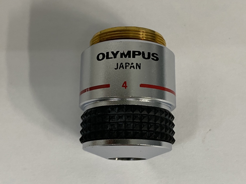 Olympus A 4 0.10 160/- Microscope Objectives -27