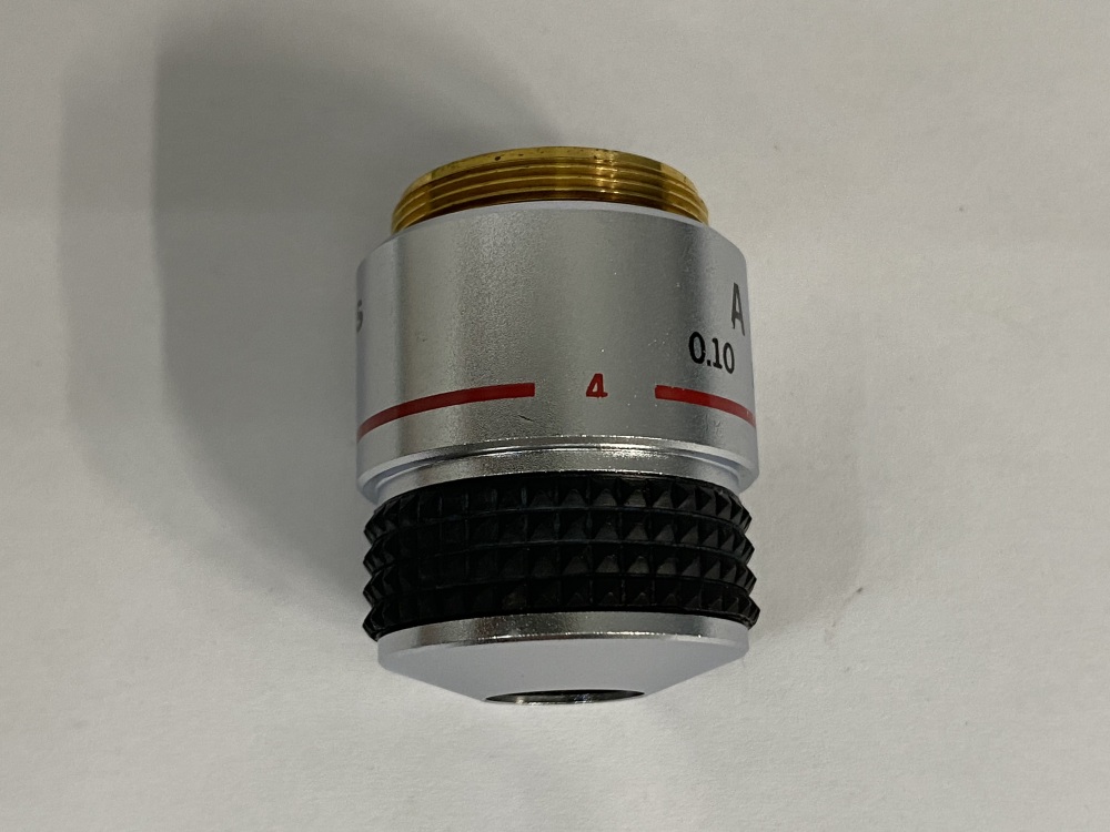 Olympus A 4 0.10 160/- Microscope Objectives -27