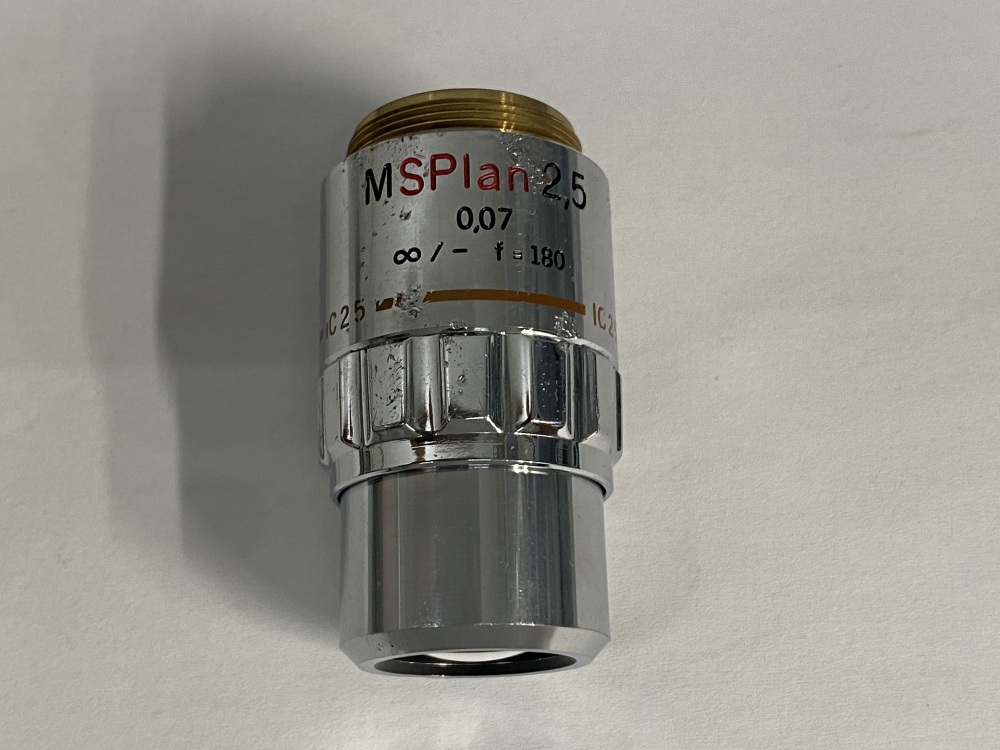 Olympus MSPlan 2.5  0.07 ∞/-  f＝180 111147 Microscope Objectives