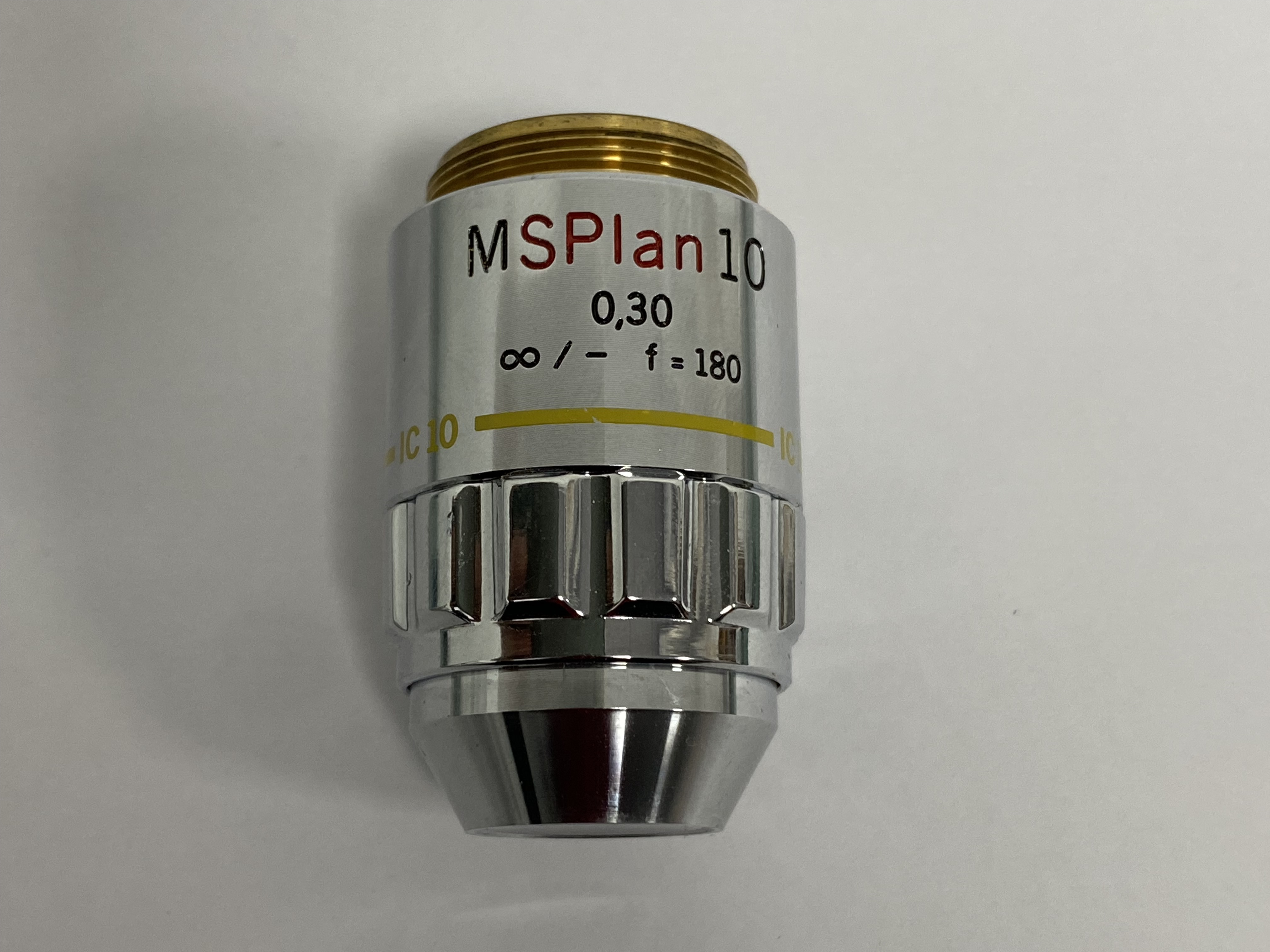 OLYMPUS MSPlan 10 0.30 ∞/- f=180 T6-102393 Microscope Objectives
