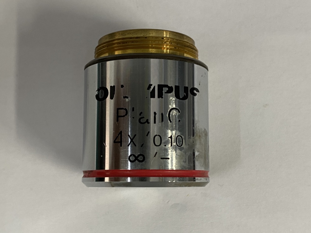 Olympus PlanC 4X/0.10 ∞/-  Microscope Objectives
