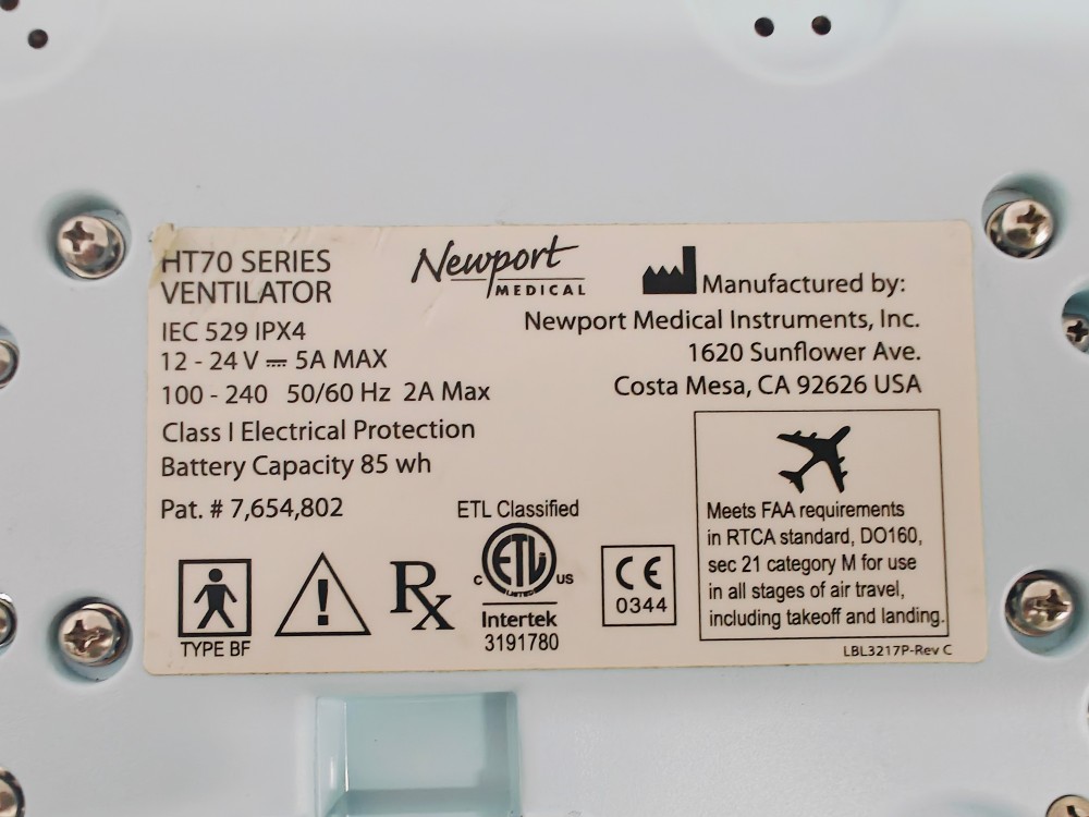 Newport Medical HT70 Plus -2