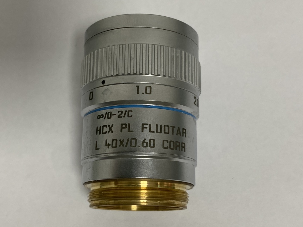 Leica ∞/0-2/C HCX PL FLUOTAR L 40x/0.60 CORR Microscope Objectives