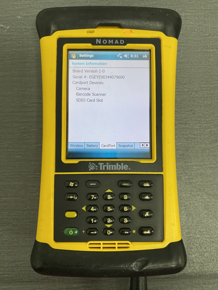 Trimble Nomad Data Collector Rugged Handheld -1