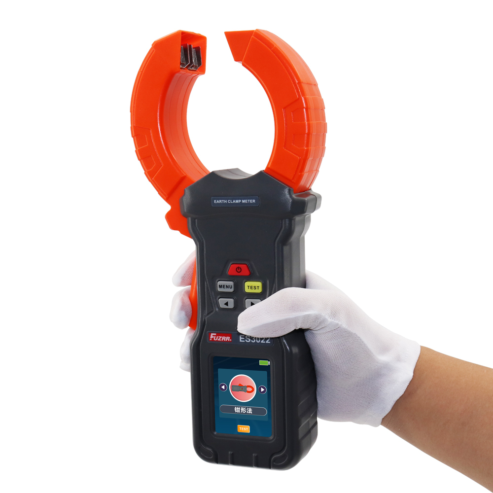 NEW FUZRR ES3022 Series Clamp Earth Resistance Tester