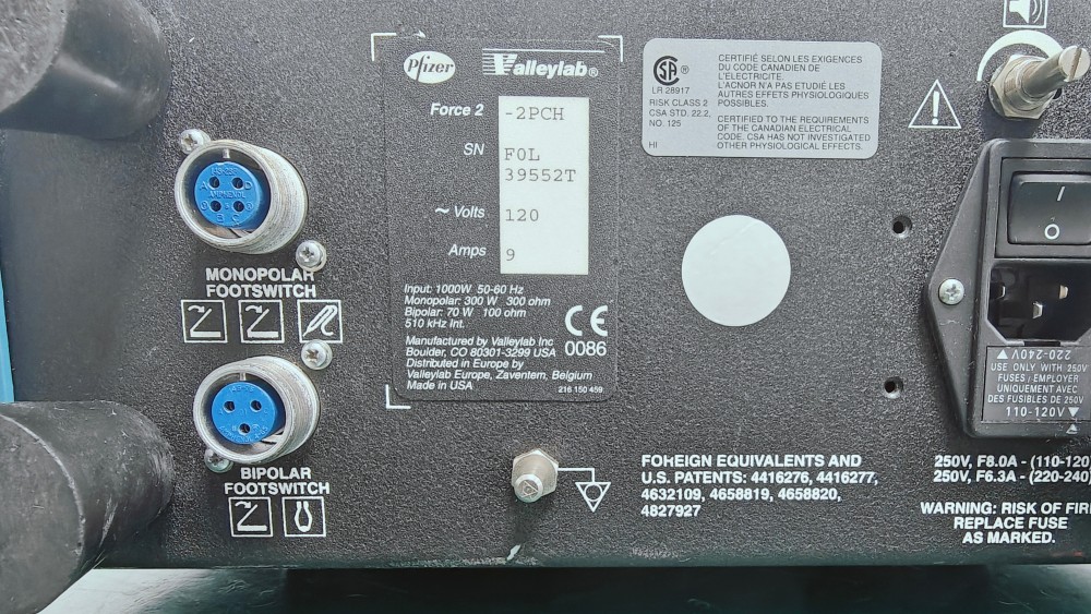 VALLEYLAB FORCE 2