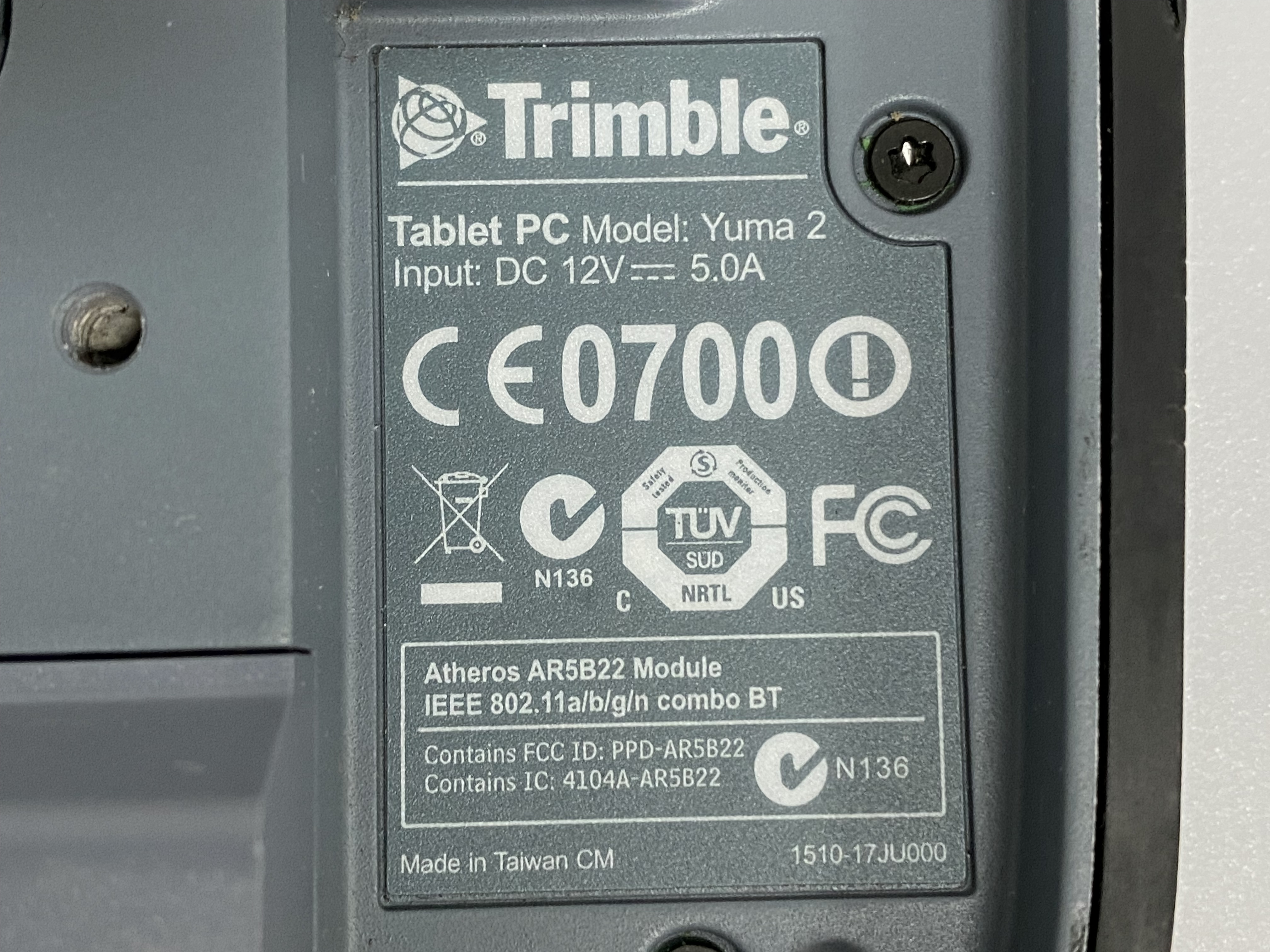 Arrivals Trimble YUMA 2 – Professional, Portable and Flexible Handheld GPS Device