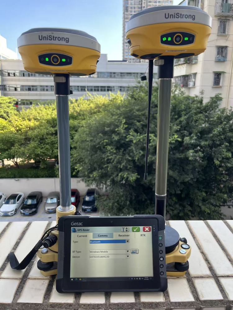 Used  UniStrong GNSS receiver + data collector with survce 6.08 Trimble Survey Pro 6.2
