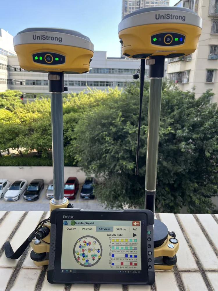 Used  UniStrong GNSS receiver + data collector with survce 6.08 Trimble Survey Pro 6.2